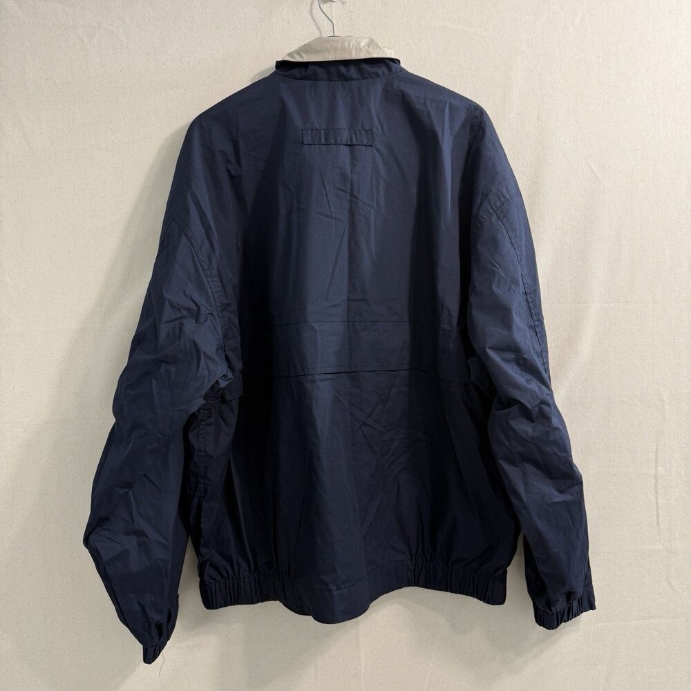 Vintage MAN Truck & Bus Augusta Windbreaker Jacket Men’s L Navy Trucker - Picture 2 of 8
